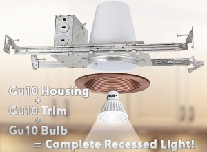 3 inch gu10 MR16 recessed lighting