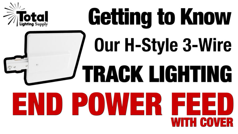track lighting end power feed with cover video