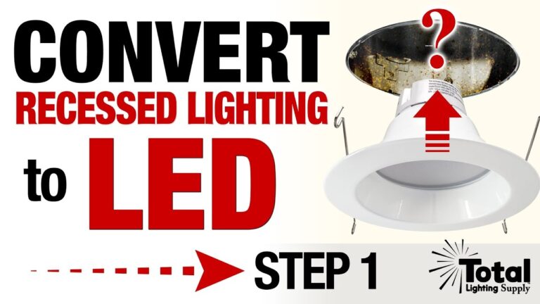 convert recessed lighting to led video